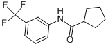CAS#: 13691-84-4, 3'-Trifluoromethylcyclopentanecarboxanilide