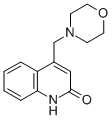 CAS 登录号：13694-07-0， 4-(4-吗啉基甲基)-2(1H)-喹啉酮