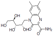 CAS#: 13698-42-5, Quinoxaline-3,4-Dihydro-6,7-Dimethyl-3-Keto-4-D-Ribityl-2-Carboxamide