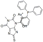 CAS#: 137025-15-1, 8-Thiotheophyllinate-triphenylphosphine gold(I)