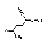 CAS#: 137039-72-6, 2-Ethenylidene-5-Oxohexanenitrile
