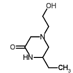 CAS#: 137066-44-5, 6-Ethyl-4-(2-Hydroxyethyl)-2-Piperazinone