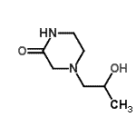 CAS 登录号：137066-46-7， 4-(2-羟基丙基)-2-哌嗪酮