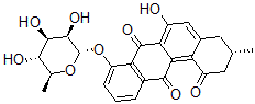 CAS#: 137109-48-9, (3S)-6-Hydroxy-3-Methyl-8-[(2S,3R,4R,5R,6S)-3,4,5-Trihydroxy-6-Methyloxan-2-Yl]Oxy-3,4-Dihydro-2H-Benzo[a]Anthracene-1,7,12-Trione