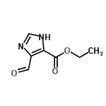 CAS 登录号：137159-36-5， 乙基4-甲酰基-1H-咪唑-5-羧酸酯