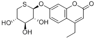 CAS#: 137214-72-3, 4-Ethyl-7-[(5-Thio-beta-D-Xylopyranosyl)Oxy]-2H-1-Benzopyran-2-One