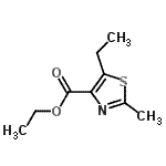 CAS 登录号：137267-46-0， 乙基5-乙基-2-甲基-1,3-噻唑-4-羧酸酯