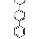 CAS 登录号：137279-35-7， 5-(二氟甲基)-2-苯基嘧啶