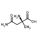 CAS 登录号：137346-51-1， (2S)-2,4-二氨基-2-甲基-4-氧代-丁酸