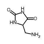 CAS 登录号：137350-53-9， 5-(氨基甲基)-2,4-咪唑烷二酮