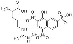 CAS 登录号：137361-06-9， Ngamma-氨基-L-精氨酸 2,4-二硝基-1-萘酚-7-磺酸盐