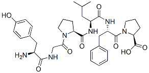 CAS#: 137372-36-2, (2S)-1-[(2S)-2-[[(2S)-2-[[(2S)-1-[2-[[(2S)-2-Amino-3-(4-Hydroxyphenyl)Propanoyl]Amino]Acetyl]Pyrrolidine-2-Carbonyl]Amino]-4-Methylpentanoyl]Amino]-3-Phenylpropanoyl]Pyrrolidine-2-Carboxylic Acid