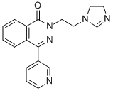 CAS 登录号:137381-31-8, 2-(2-咪唑-1-基乙基)-4-吡啶-3-基酞嗪-1-酮