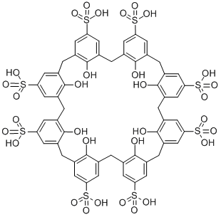 CAS 登录号：137407-62-6， 49,50,51,52,53,54,55,56-八羟基-,29,35,41,47-八磺酸