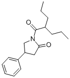 CAS 登录号:137427-76-0, 4-苯基-1-(2-丙基戊酰基)吡咯烷-2-酮