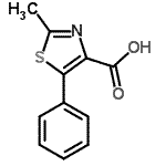 CAS#: 13743-09-4, 2-Methyl-5-Phenyl-1,3-Thiazole-4-Carboxylic Acid