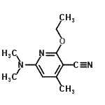 CAS#: 137440-89-2, 6-(Dimethylamino)-2-Ethoxy-4-Methylnicotinonitrile