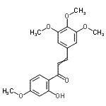 CAS#: 13745-26-1, 1-(2-Hydroxy-4-Methoxyphenyl)-3-(3,4,5-Trimethoxyphenyl)-2-Propen-1-One