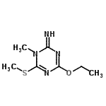 CAS#: 137450-91-0, 4-Ethoxy-1-Methyl-6-(Methylsulfanyl)-1,3,5-Triazin-2(1H)-Imine