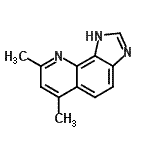 CAS#: 137654-49-0, 6,8-Dimethyl-1H-Imidazo[4,5-h]Quinoline