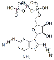 CAS#: 137705-53-4, [(2R,3S,4R,5R)-5-(6-Amino-2,8-Diazidopurin-9-Yl)-3,4-Dihydroxyoxolan-2-Yl]Methyl (Hydroxy-Phosphonooxyphosphoryl) Hydrogen Phosphate