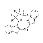 CAS#: 137814-07-4, 3,3'-(3,3,4,4,5,5-Hexafluoro-1-Cyclopentene-1,2-Diyl)Bis(2-Methyl-1-Benzothiophene)