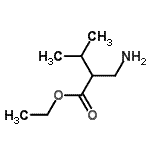 CAS 登录号：137864-75-6， 乙基2-(氨基甲基)-3-甲基丁酸酯