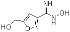 CAS 登录号：137890-18-7， N-羟基-5-(羟基甲基)-1,2-恶唑-3-甲脒