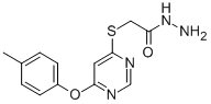 CAS 登录号：137927-72-1， 2-[6-(4-甲基苯氧基)嘧啶-4-基]硫基乙酰肼