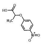 CAS 登录号：13794-10-0， 2-(4-硝基苯氧基)丙酸