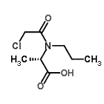 CAS 登录号：138062-76-7， N-(氯乙酰基)-N-丙基-L-丙氨酸