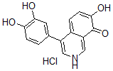 CAS 登录号：138086-00-7， 4-(3,4-二羟基苯基)-7-羟基-2H-异喹啉-8-酮盐酸盐