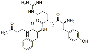 CAS 登录号：138228-38-3， (2R)-2-[[(2S)-2-氨基-3-(4-羟基苯基)丙酰]氨基]-N-[(2S)-1-[(3-氨基-3-氧代丙基)氨基]-1-氧代-3-苯基丙烷-2-基]-5-(二氨基亚甲基氨基)戊酰胺
