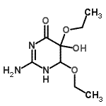 CAS#: 138415-70-0, 2-Amino-5,6-Diethoxy-5-Hydroxy-5,6-Dihydro-4(1H)-Pyrimidinone