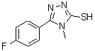 CAS#: 138417-35-3, 5-(4-Fluorophenyl)-4-Methyl-4H-1,2,4-Triazole-3-Thiol