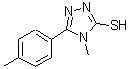 CAS 登录号：138417-37-5， 4-甲基-5-(4-甲基苯基)-4H-1,2,4-三唑-3-硫醇