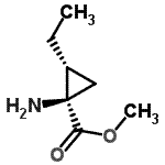 CAS 登录号：138457-96-2， 甲基(1R,2R)-1-氨基-2-乙基环丙烷羧酸酯