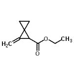 CAS 登录号：138469-28-0， 乙基2-亚甲基螺[2.2]戊烷-1-羧酸酯