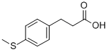CAS 登录号：138485-81-1， 4-(甲硫基)-苯丙酸