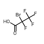 CAS#: 13859-31-9, 2-Bromo-2,3,3,3-Tetrafluoropropanoic Acid