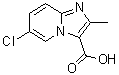 CAS 登录号：138642-96-3， 6-氯-2-甲基咪唑并[1,2-a]吡啶-3-羧酸