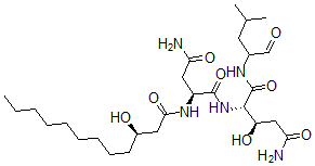 CAS#: 138682-08-3, (2S,3R)-2-[[(2S)-4-Amino-2-[[(3R)-3-Hydroxydodecanoyl]Amino]-4-Oxobutanoyl]Amino]-3-Hydroxy-N-(4-Methyl-1-Oxopentan-2-Yl)Pentanediamide