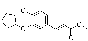 CAS#: 138715-51-2, Methyl (2E)-3-[3-(Cyclopentyloxy)-4-Methoxyphenyl]Acrylate