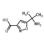 CAS 登录号：138741-98-7， 5-(2-氨基-2-丙基)-1,2-恶唑-3-羧酸
