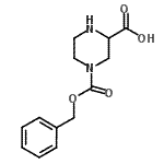 CAS 登录号：138812-69-8， 4-[(苄氧基)羰基]-2-哌嗪羧酸