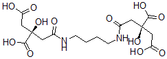 CAS 登录号：138846-62-5， (2R)-2-[2-[4-[[(3S)-3-羧基-3,5-二羟基-5-氧代戊酰]氨基]丁基氨基]-2-氧代乙基]-2-羟基丁二酸