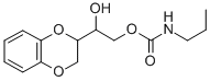 CAS 登录号：13887-60-0， 1-(1,4-苯并二恶烷-2-基)-1,2-乙二醇 2-丙基氨基甲酸酯