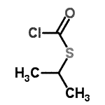 CAS 登录号：13889-93-5， S-异丙基硫代氯甲酸酯