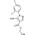 CAS#: 138907-72-9, Ethyl 5-Amino-1-(2,4-Difluorophenyl)-1H-Pyrazole-4-Carboxylate