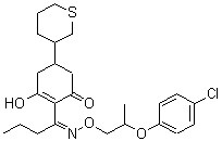 CAS#: 139001-49-3, 2-{N-[2-(4-Chlorophenoxy)propoxy]butanimidoyl}-3-hydroxy-5-(tetrahydro-2H-thiopyran-3-yl)-2-cyclohexen-1-one